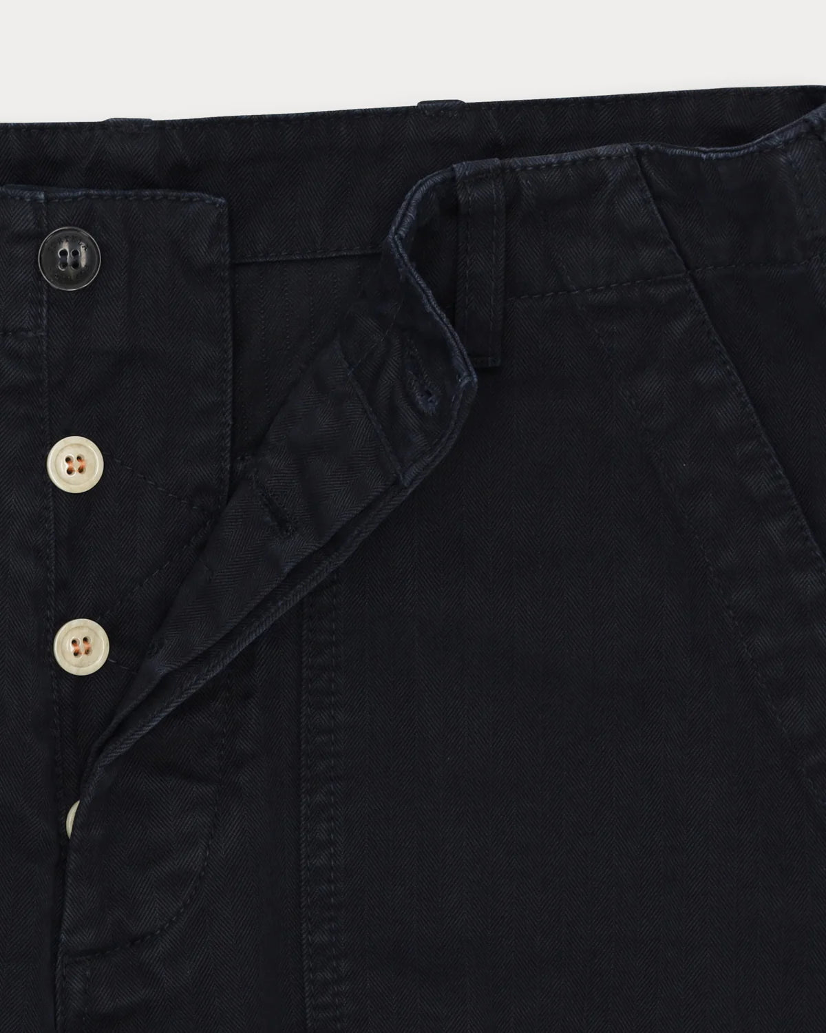 Fortela Newfatigue Pants Herringbone Blue