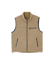 Gramicci Reversible Sherpa vest Beige/Tan