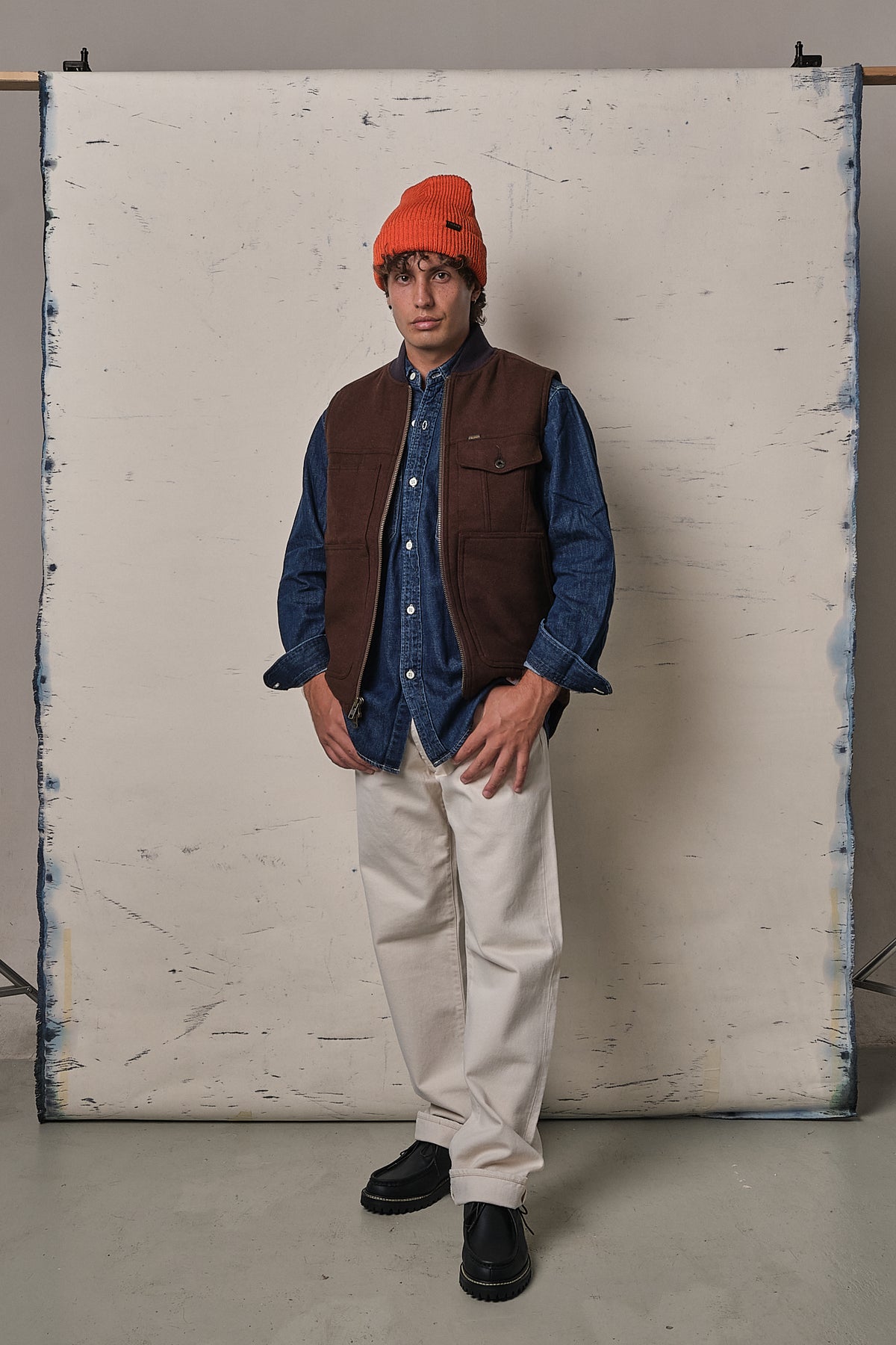 Filson Spokane Insulated Work Vest Beaver Brown