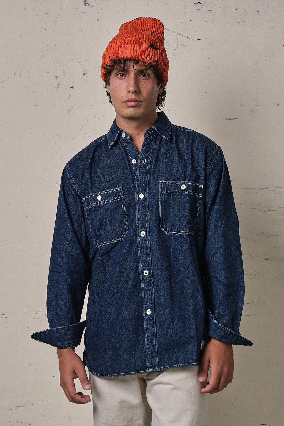 Edwin Work Shirt Japan Dark Used