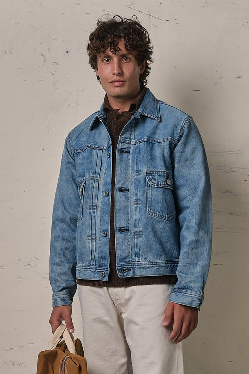 Edwin Denim Jacket Japan Light Used