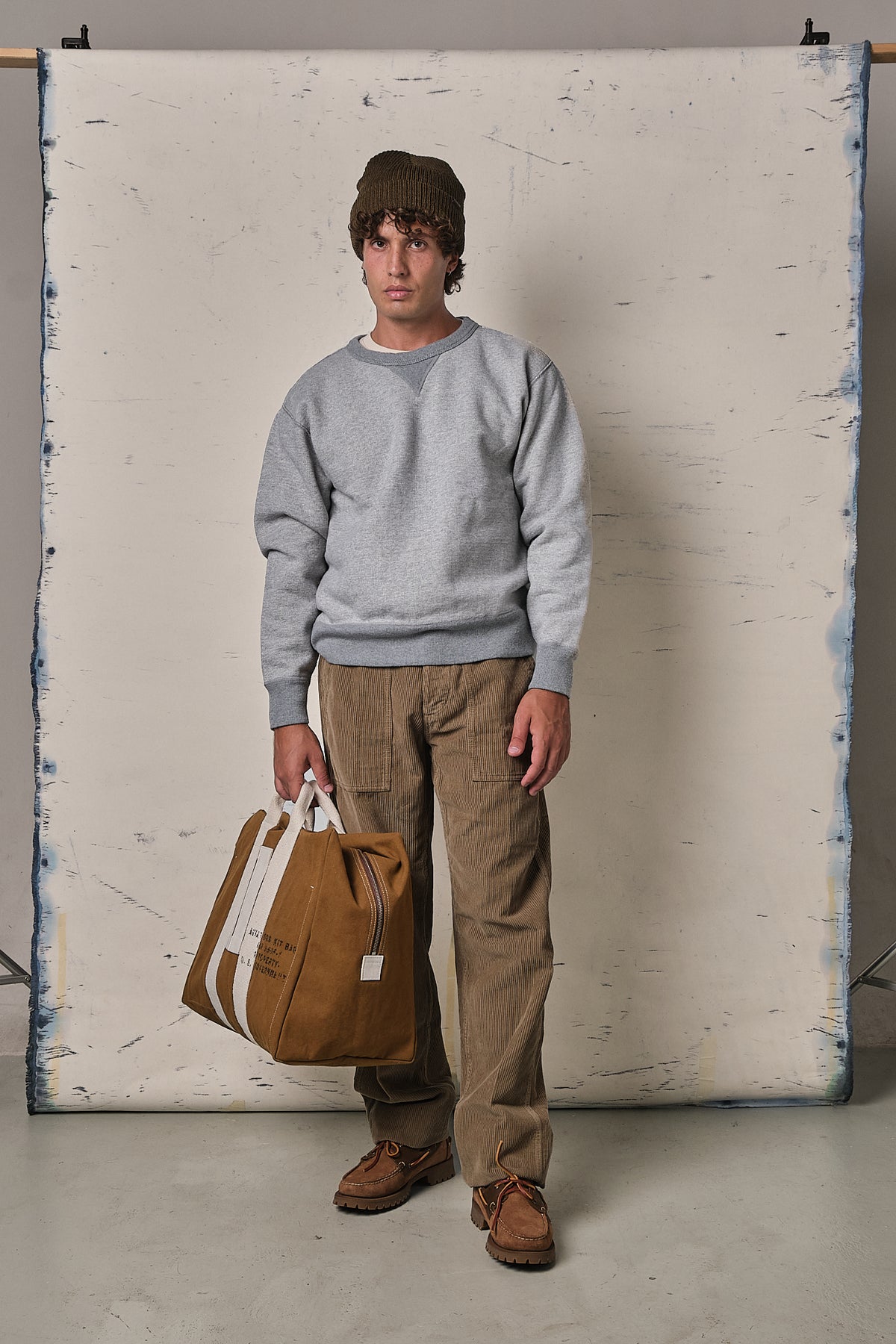 Fortela Felpa Girocollo Jersey Grey Melange