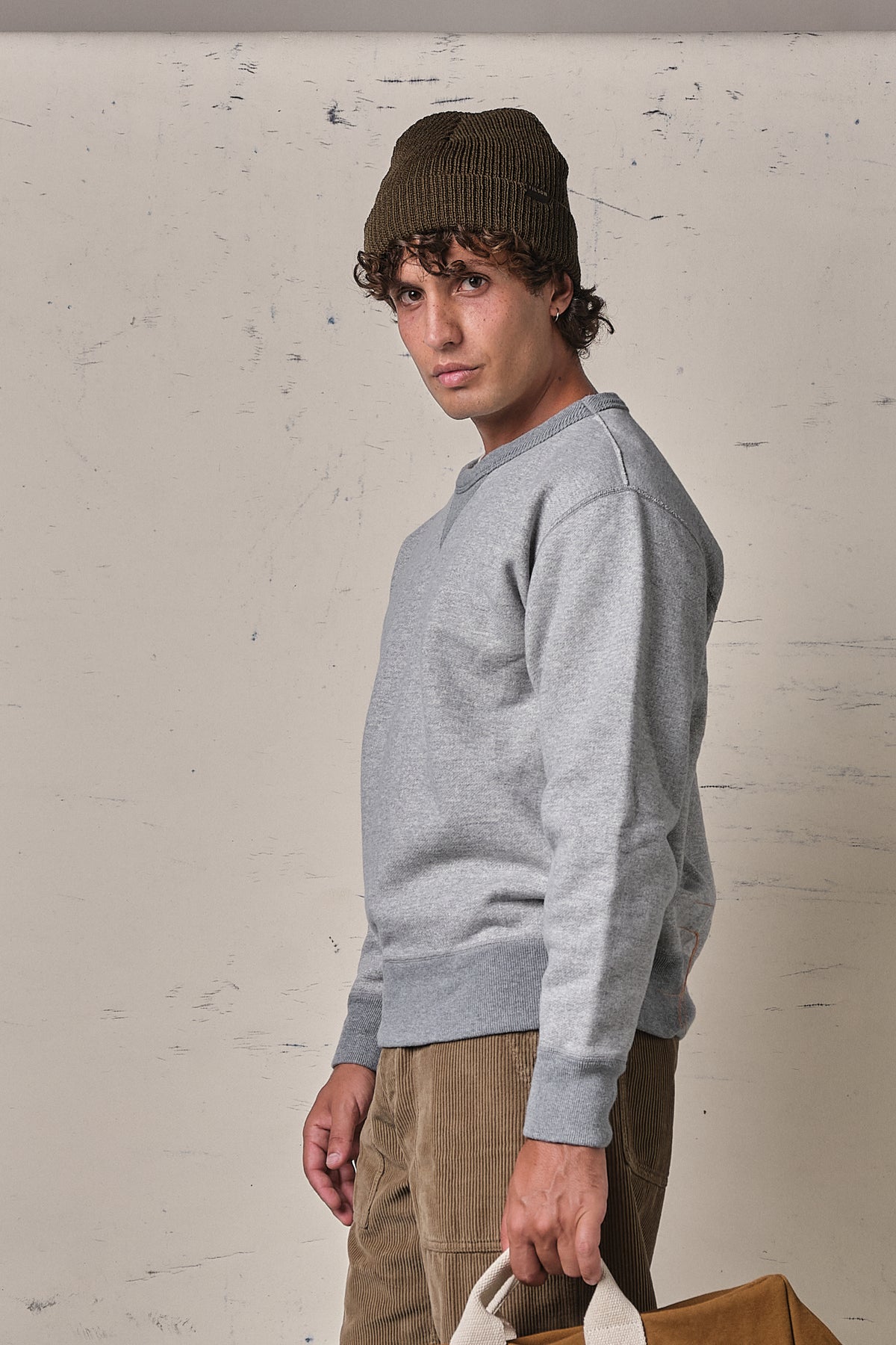 Fortela Felpa Girocollo Jersey Grey Melange