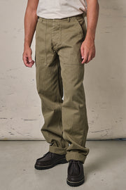 Fortela Newfatigue Pants Herringbone Sage Green