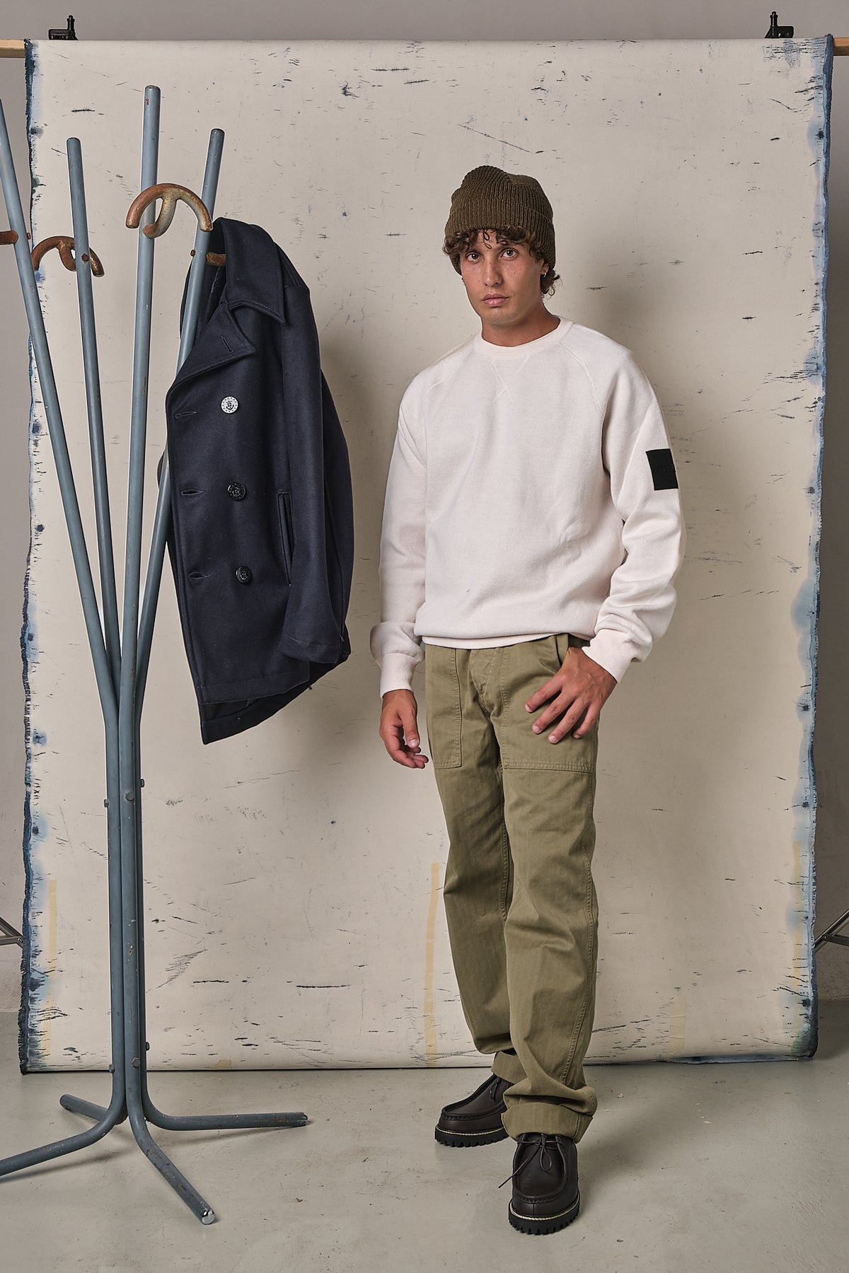 Outhere Woodveil Maglia Cotone/Lana Off White