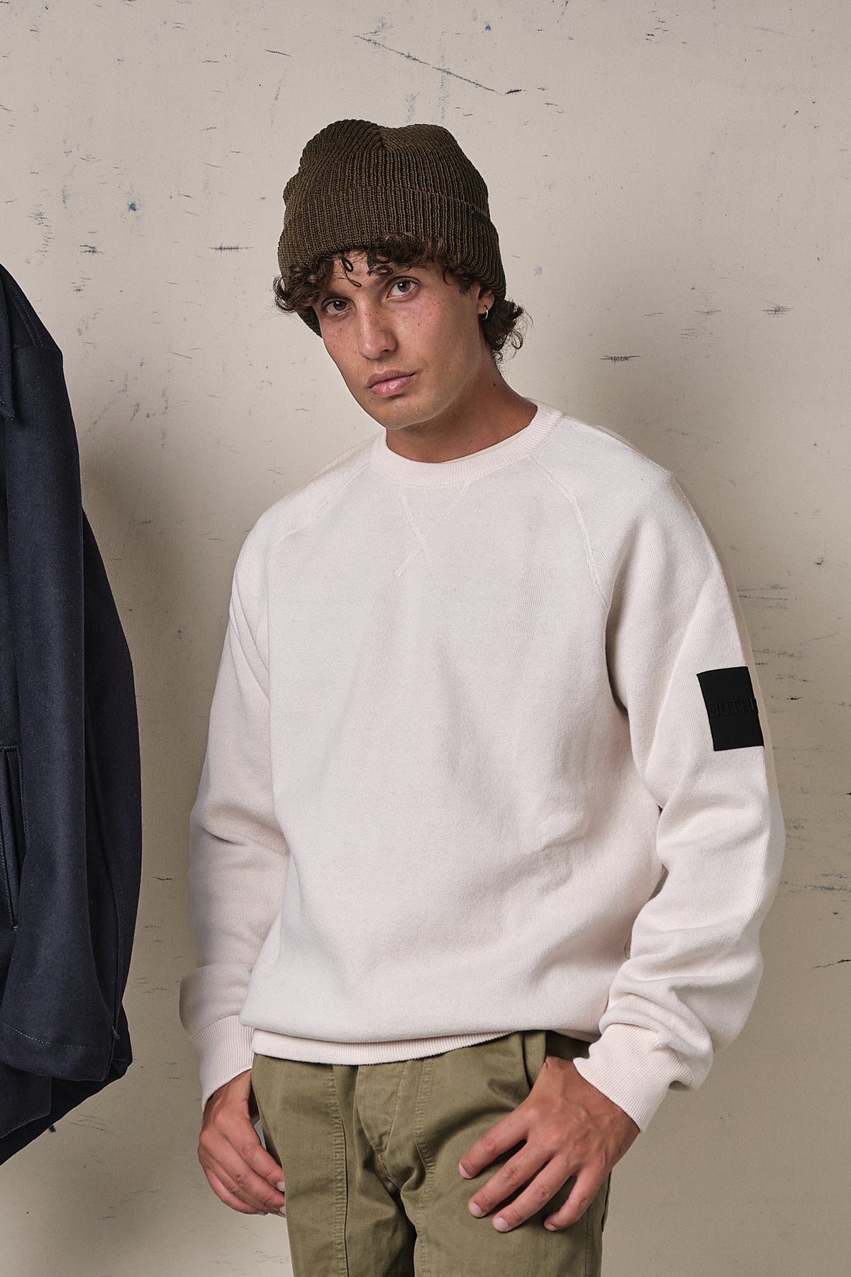 Outhere Woodveil Maglia Cotone/Lana Off White