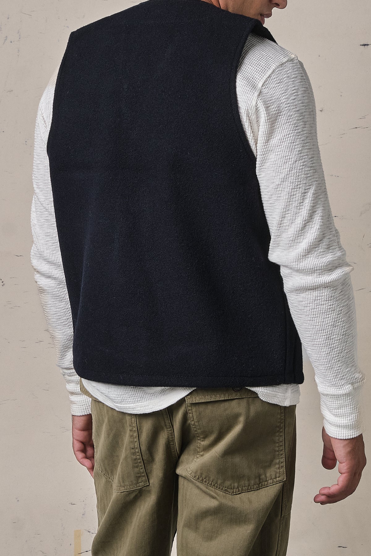 Filson Mackinaw Wool Vest Navy