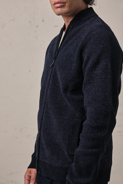 Jeordie's Bomber Pannocchia Ciniglia Bleu