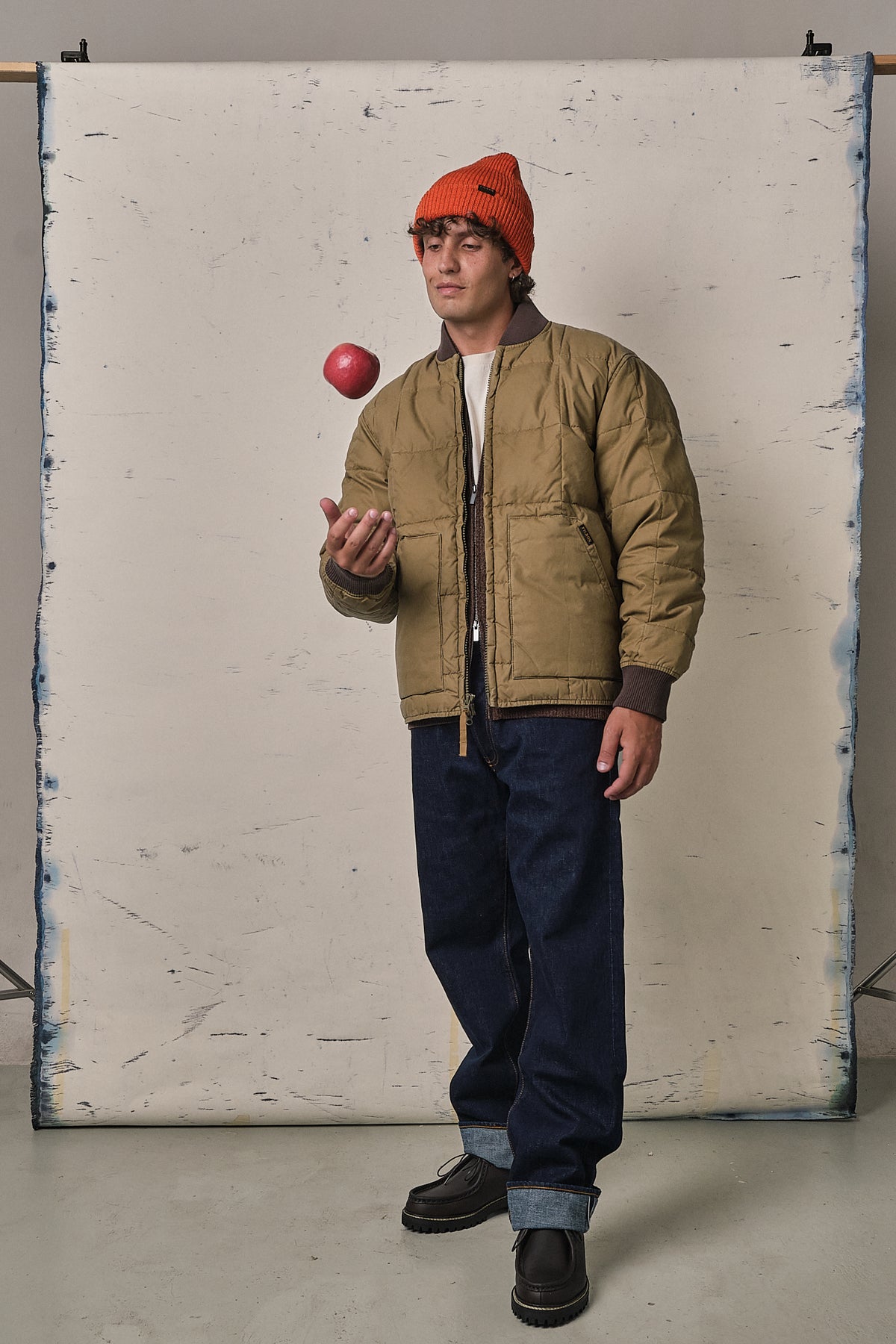 Filson Heritage Cotton Down Jacket Light Brown