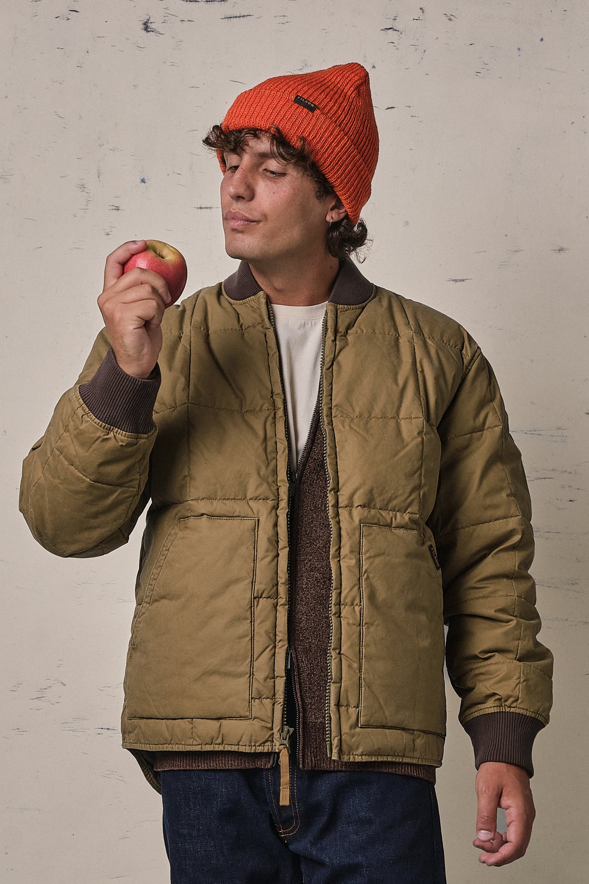 Filson Heritage Cotton Down Jacket Light Brown