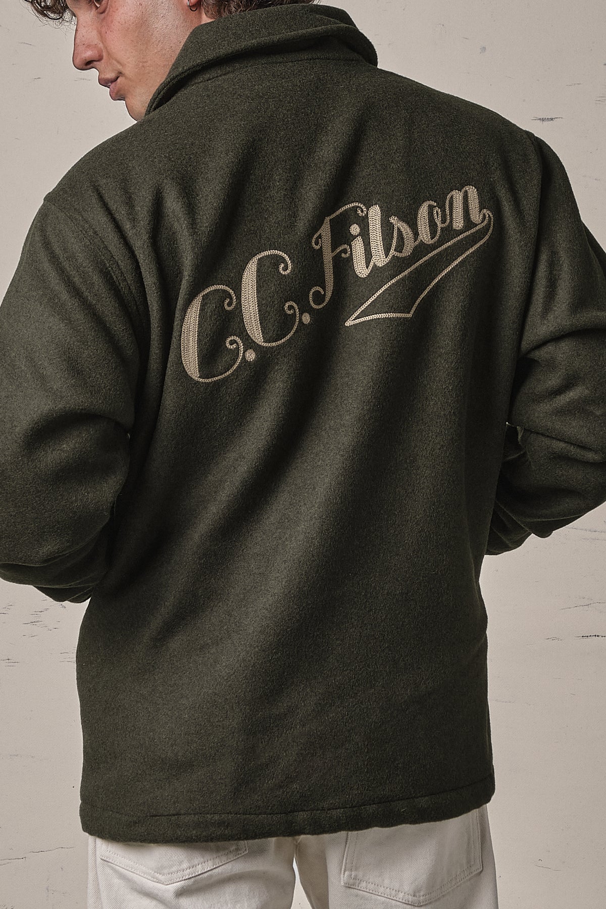 Filson Mackinaw Wool Coach's Jacket Vintage Pine