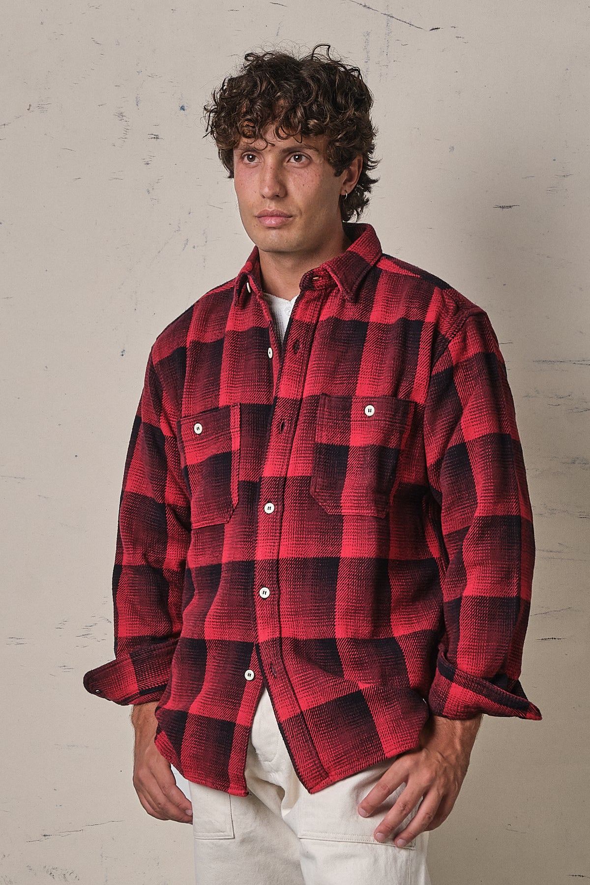 Edwin Work Shirt Japan Red
