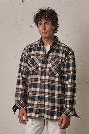 Filson The Rangeland Flannel Shirt Green/Bronze Plaid