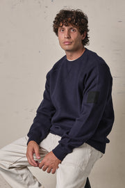 Outhere Woodveil Maglia Cotone/Lana Navy