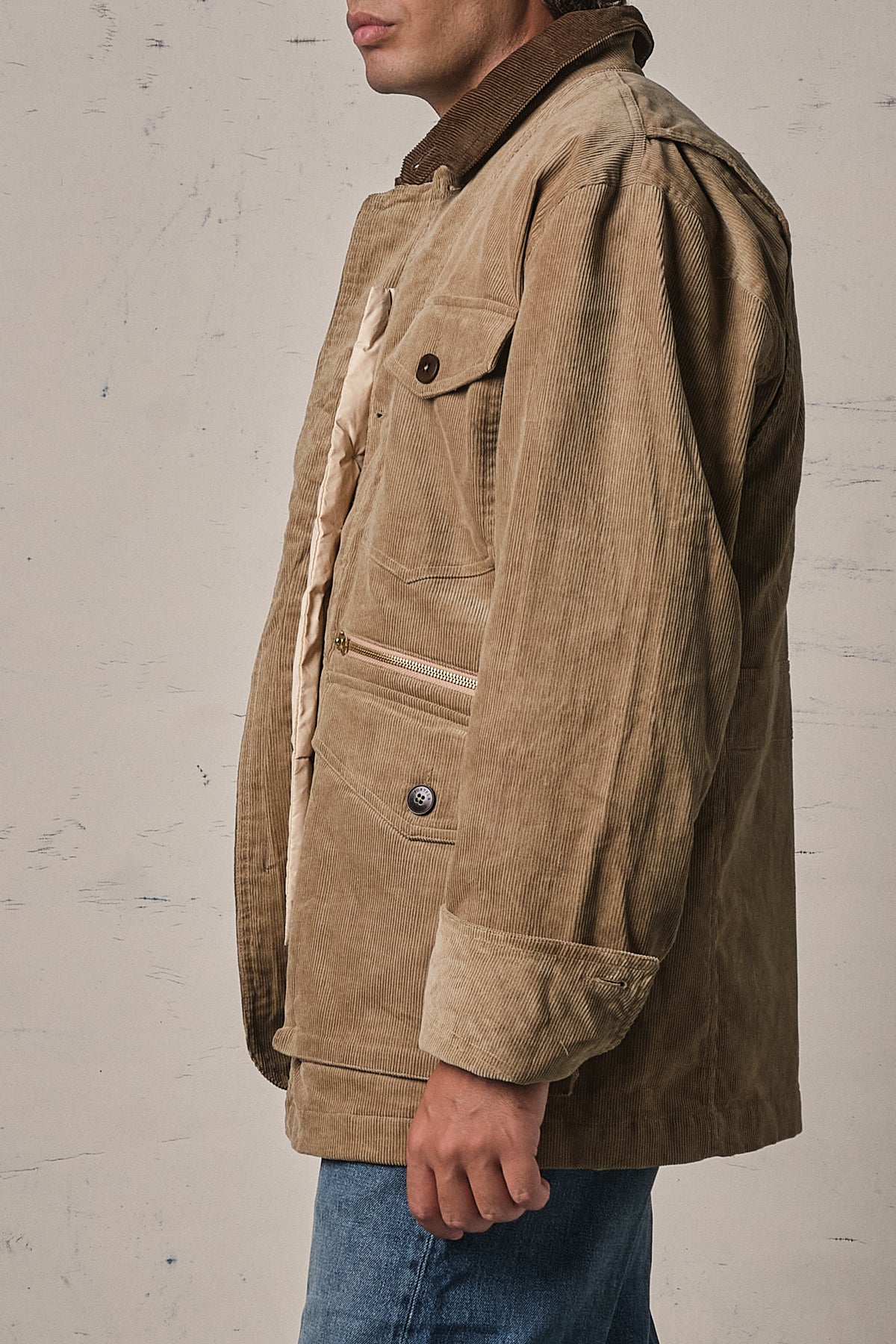Fortela Ottawa Giacca Velluto Beige