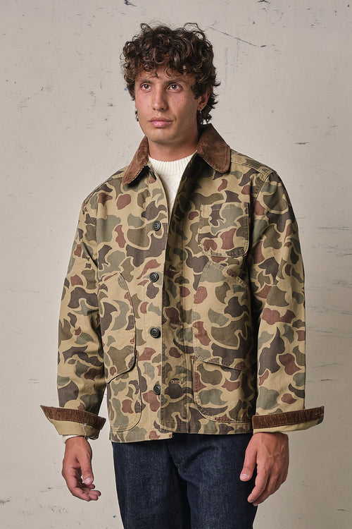 Filson Canvas Outfitter Jacket Tundra Shrub Camo