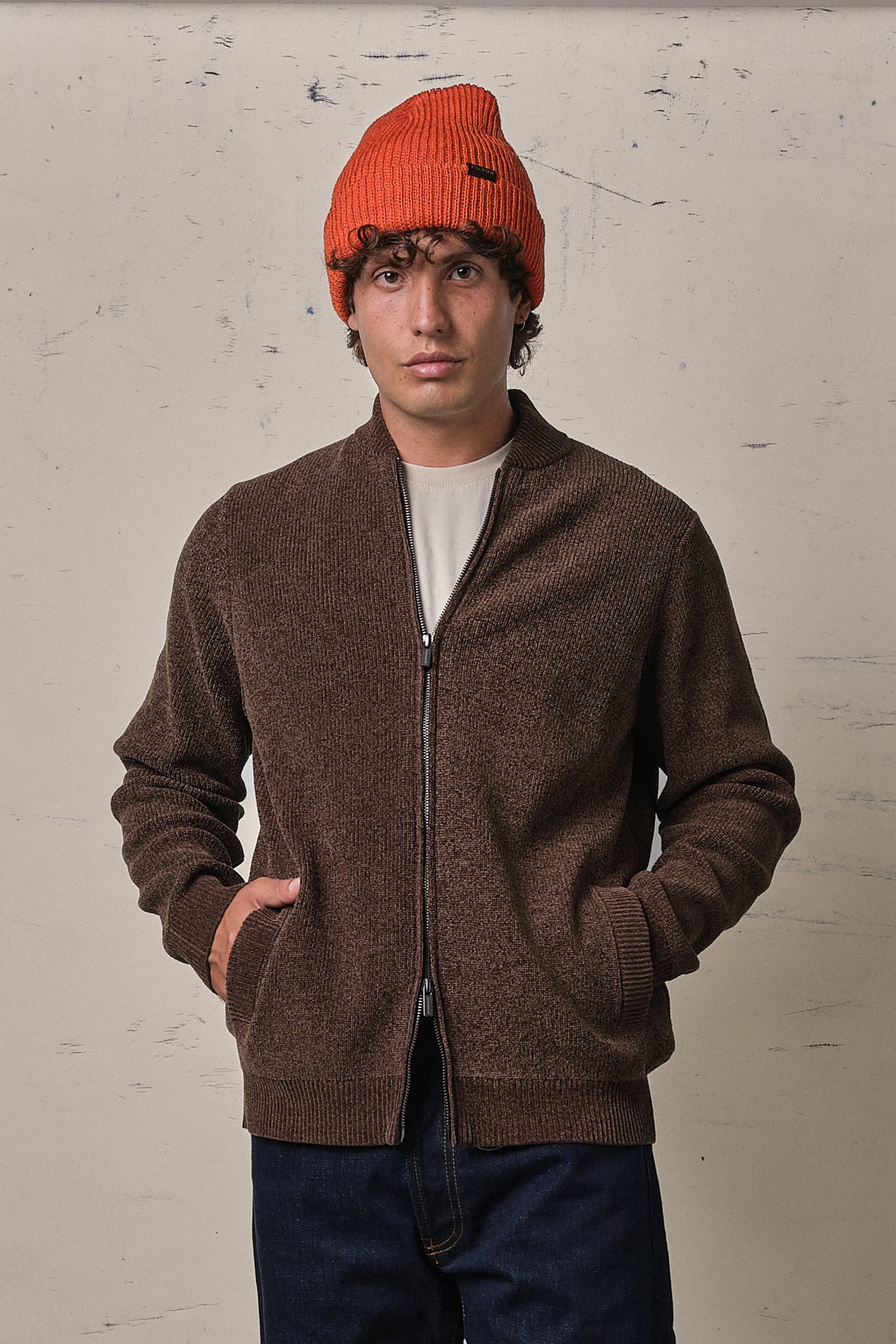 Jeordie's Bomber Pannocchia Ciniglia Marrone