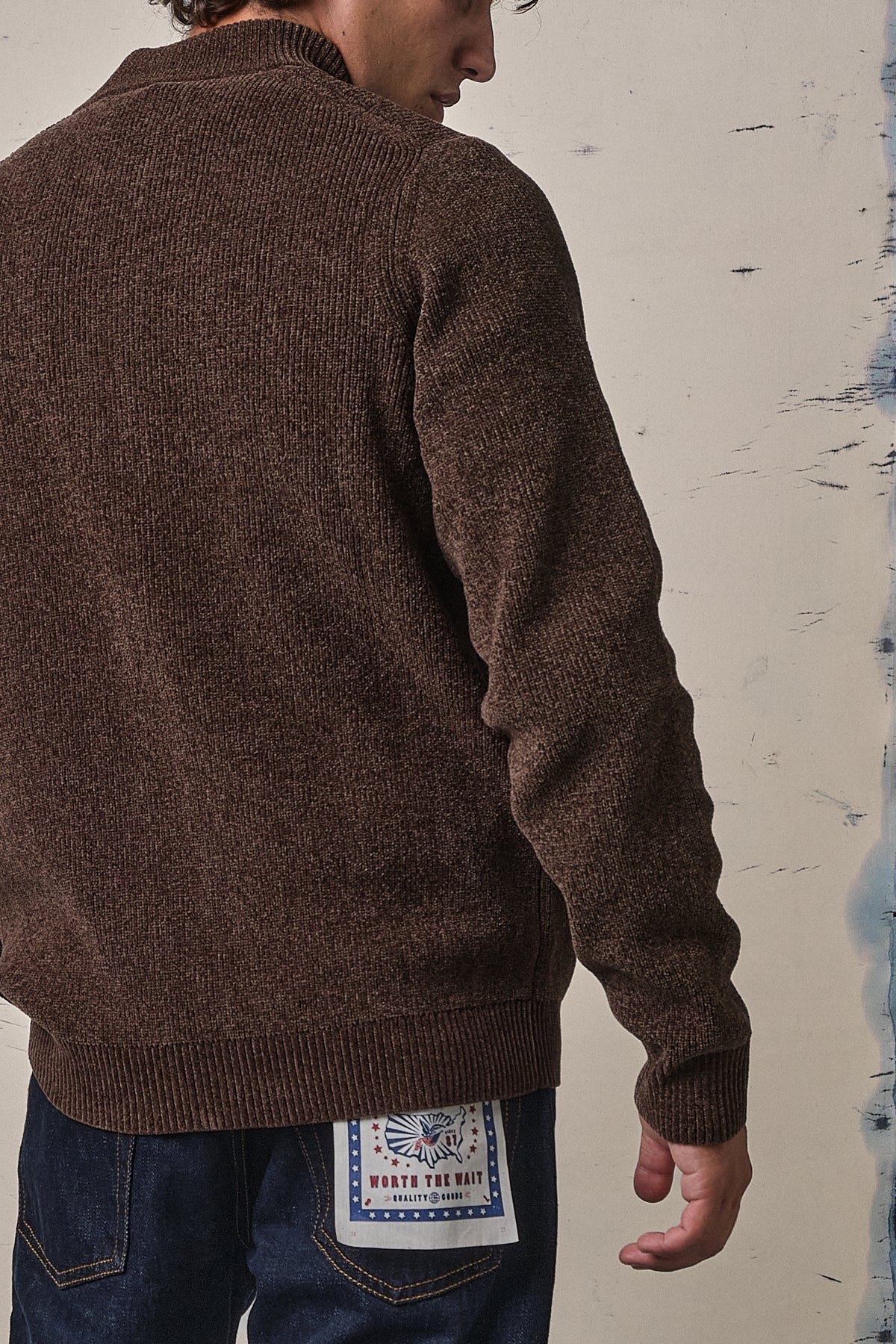 Jeordie's Bomber Pannocchia Ciniglia Marrone