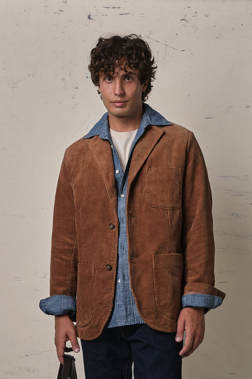 Sebago Neddick Corduroy Brown Tobacco