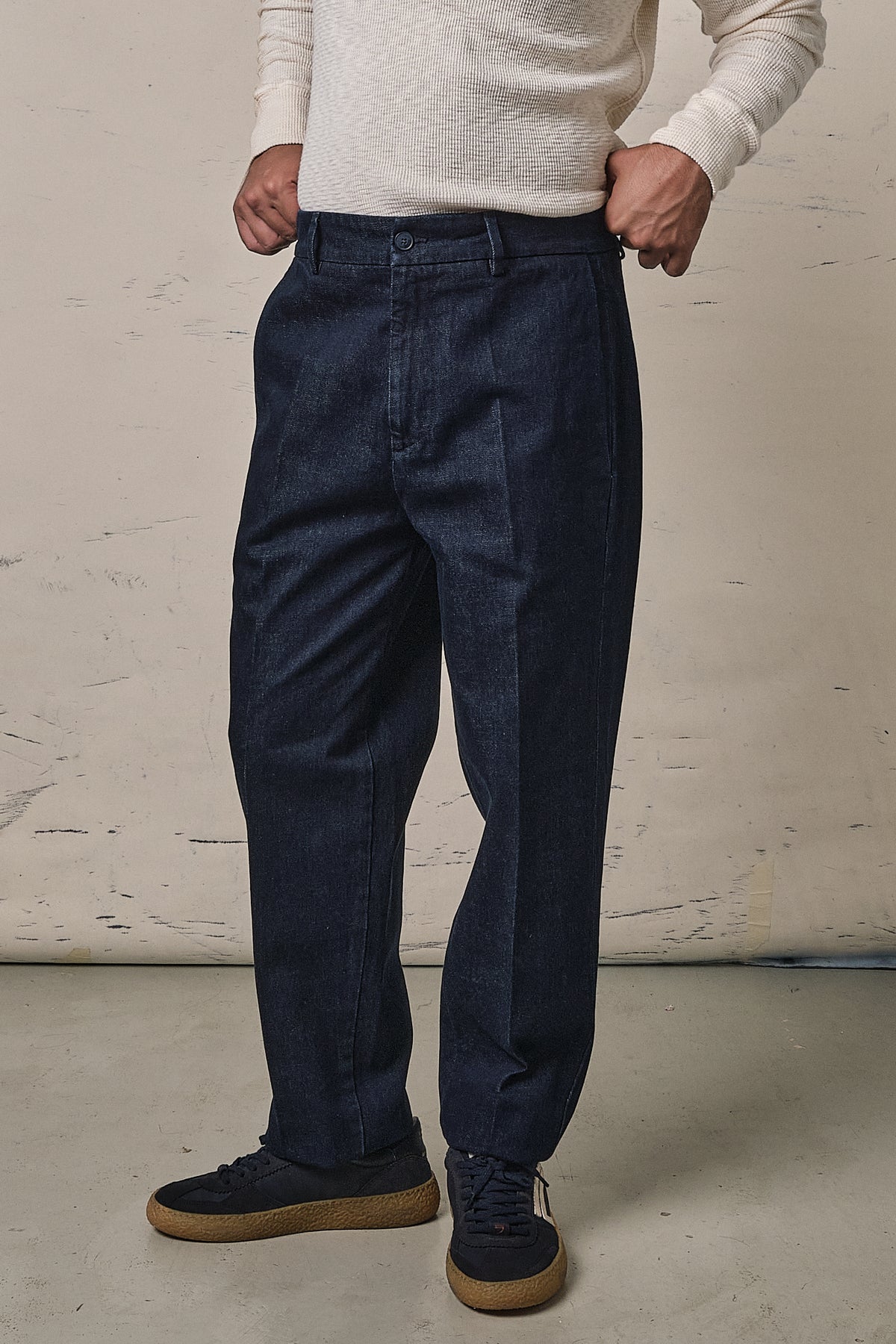 Bonheur Pantalone Over Denim Chiba L.0