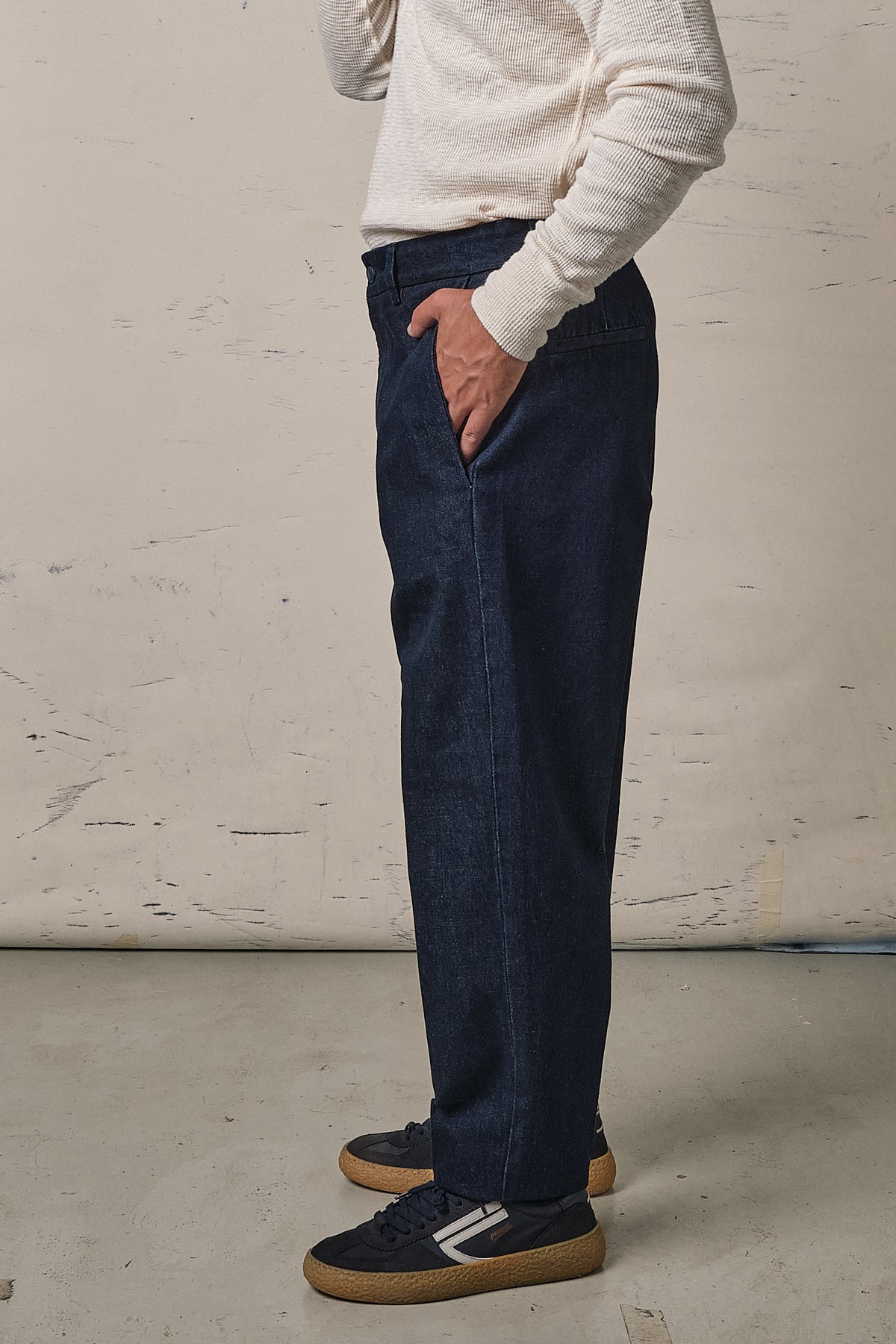Bonheur Pantalone Over Denim Chiba L.0