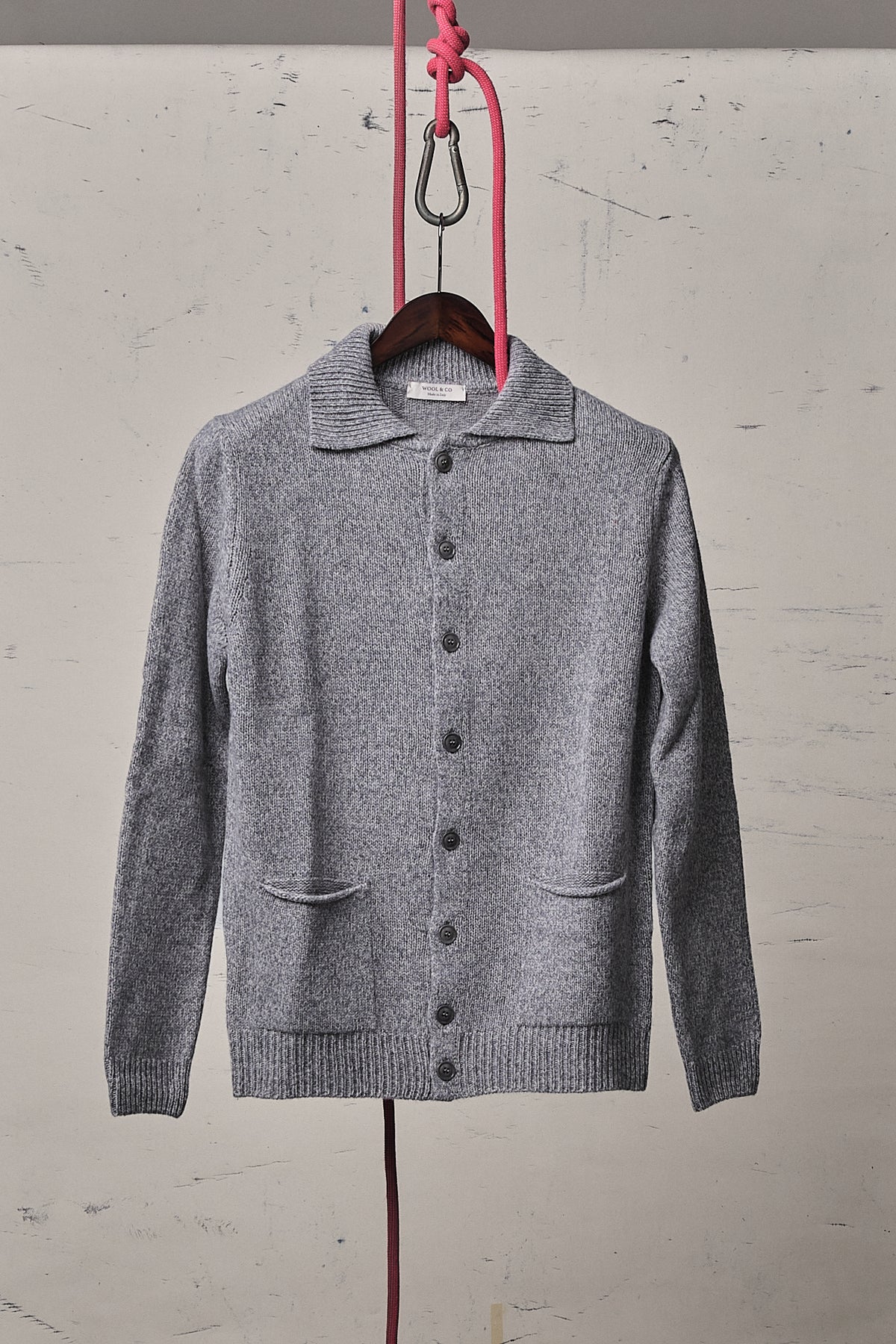 Wool & Co Camicia Moulinè Grey