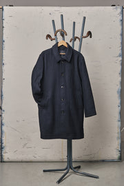 Impure Marin Coat Mixed Wool Navy