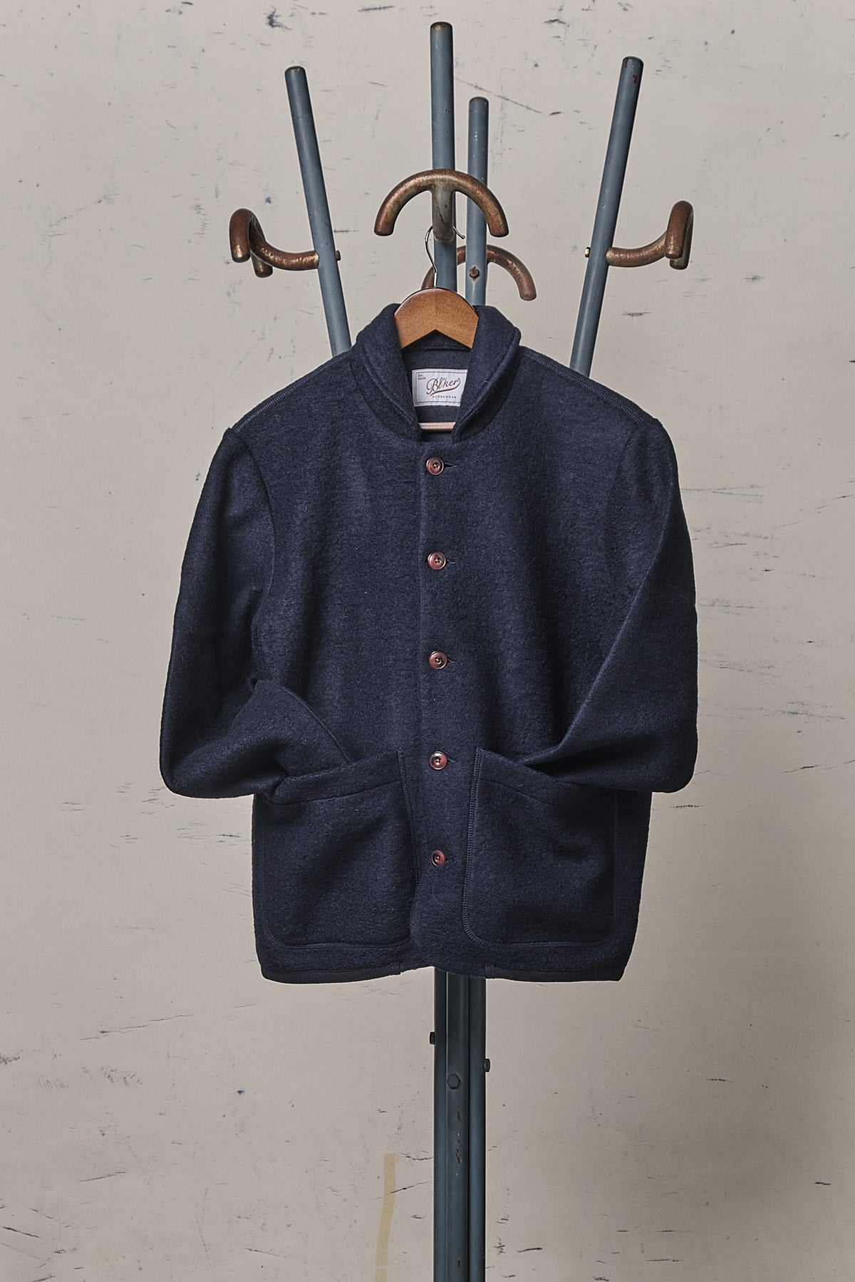 Blker Boiled Wool Phil Navy