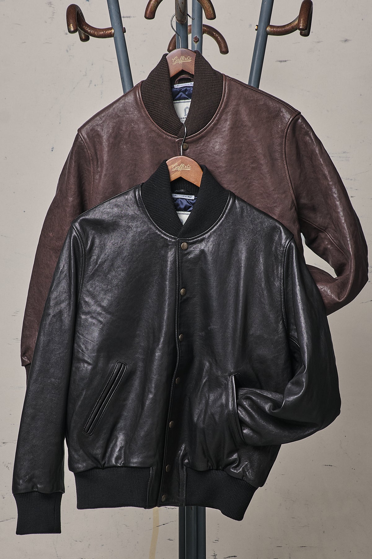 Shangri-La Heritage x Gaffi & Co. Varsity Jacket Black