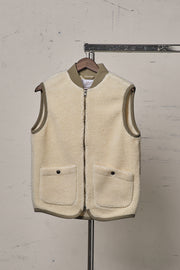 Blker Pile Vest Wolf Milk