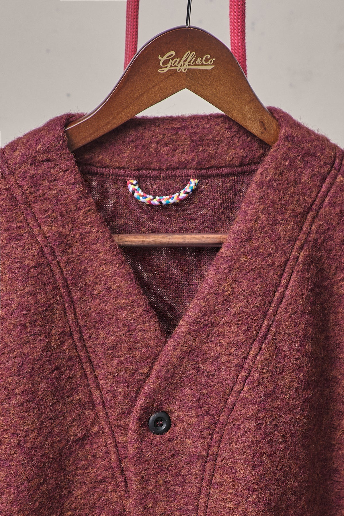 Madson X Gaffi & Co. Cardigan Bordeaux