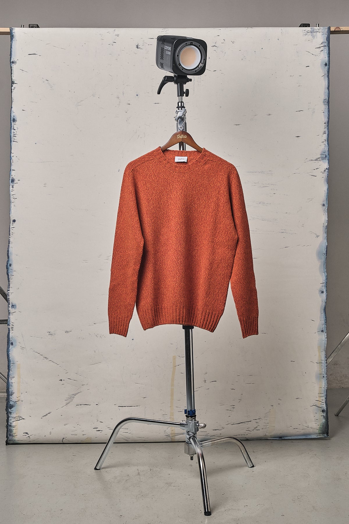 Gaffi & Co. Maglia Girocollo Moulinè Arancio