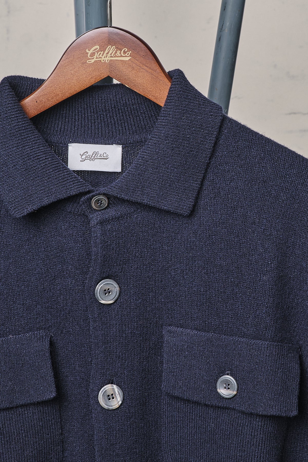 Gaffi & Co. Giacca Bottoni con Taschini Blu