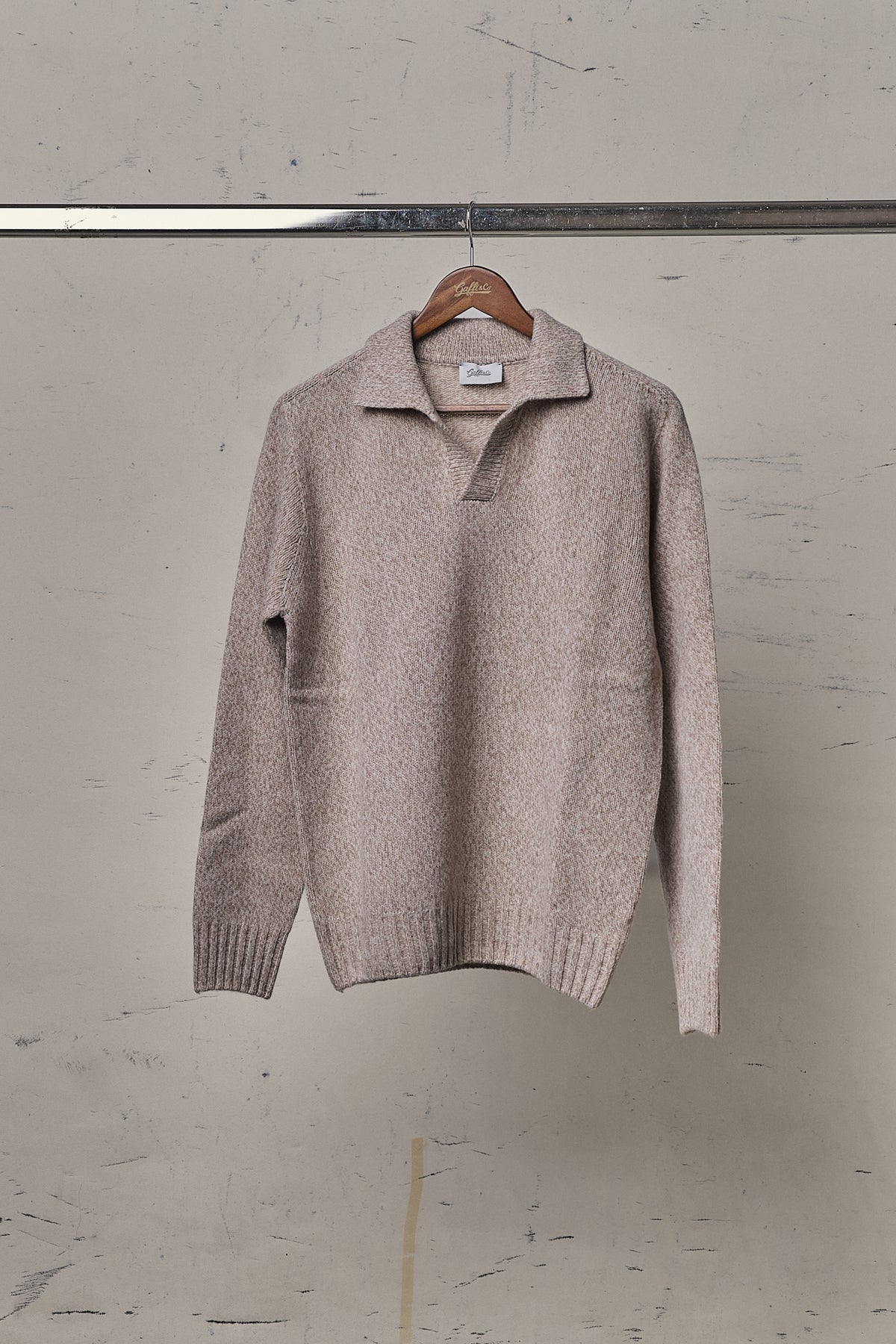 Gaffi & Co. Polo Skipper Moulinè Avena