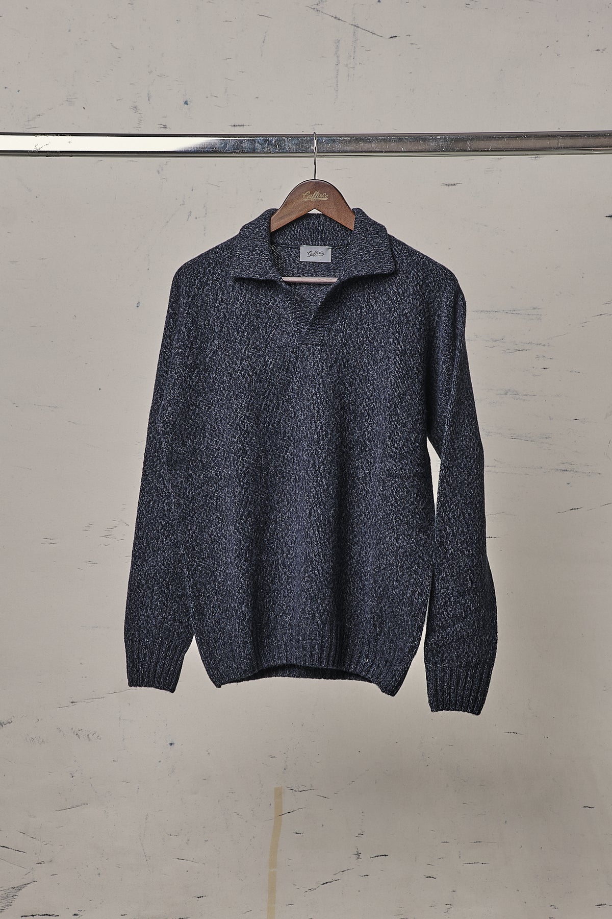 Gaffi & Co. Polo Skipper Moulinè Blu