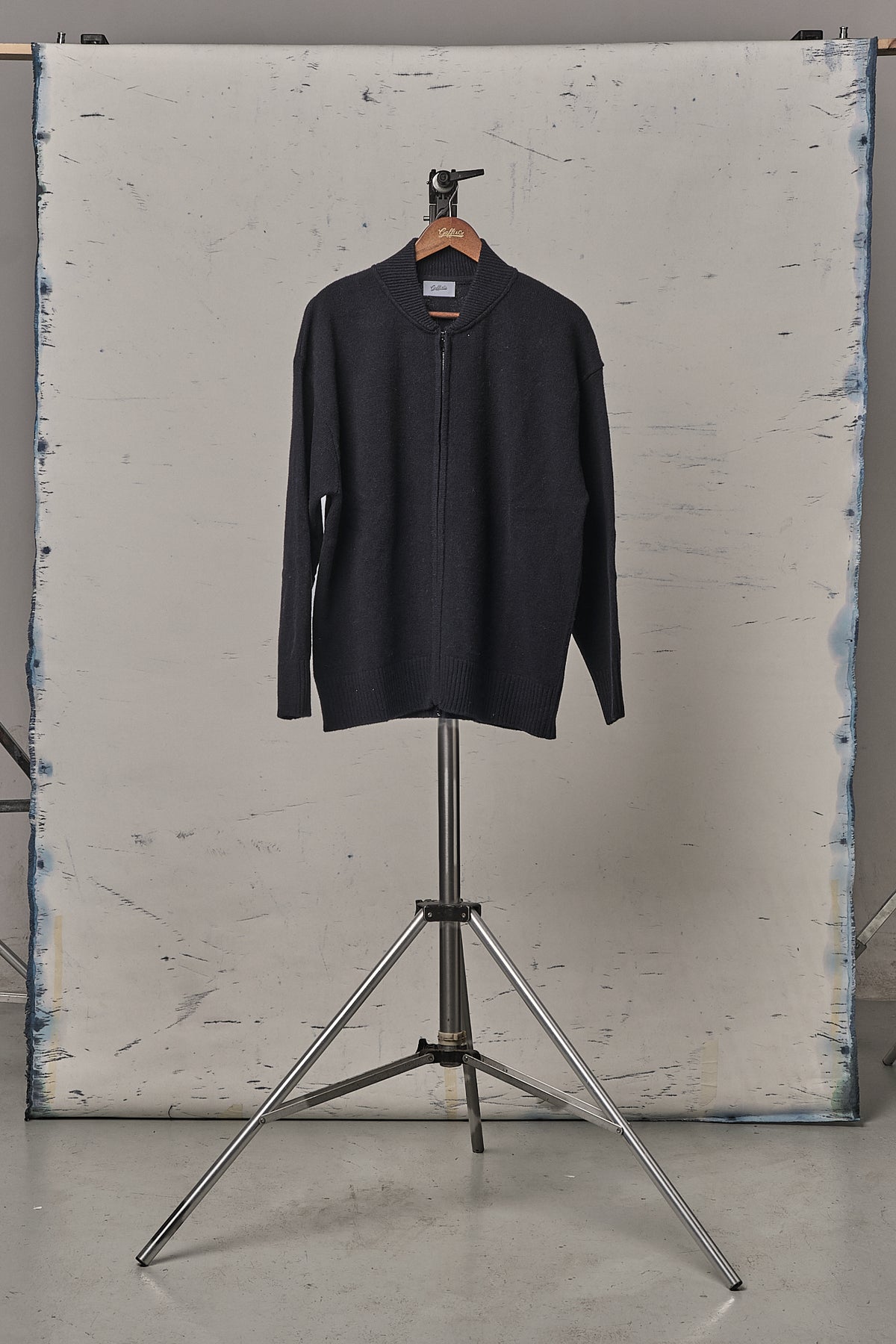 Gaffi & Co. Bomber Zip Relaxed Nero