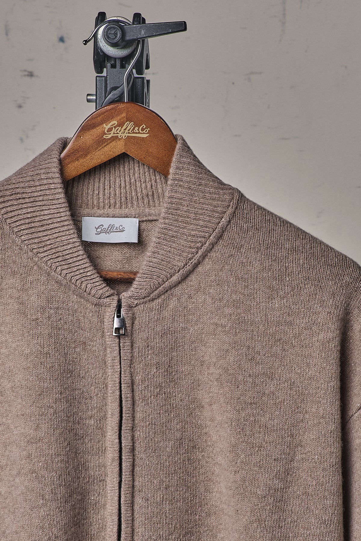Gaffi & Co. Bomber Zip Relaxed Beige
