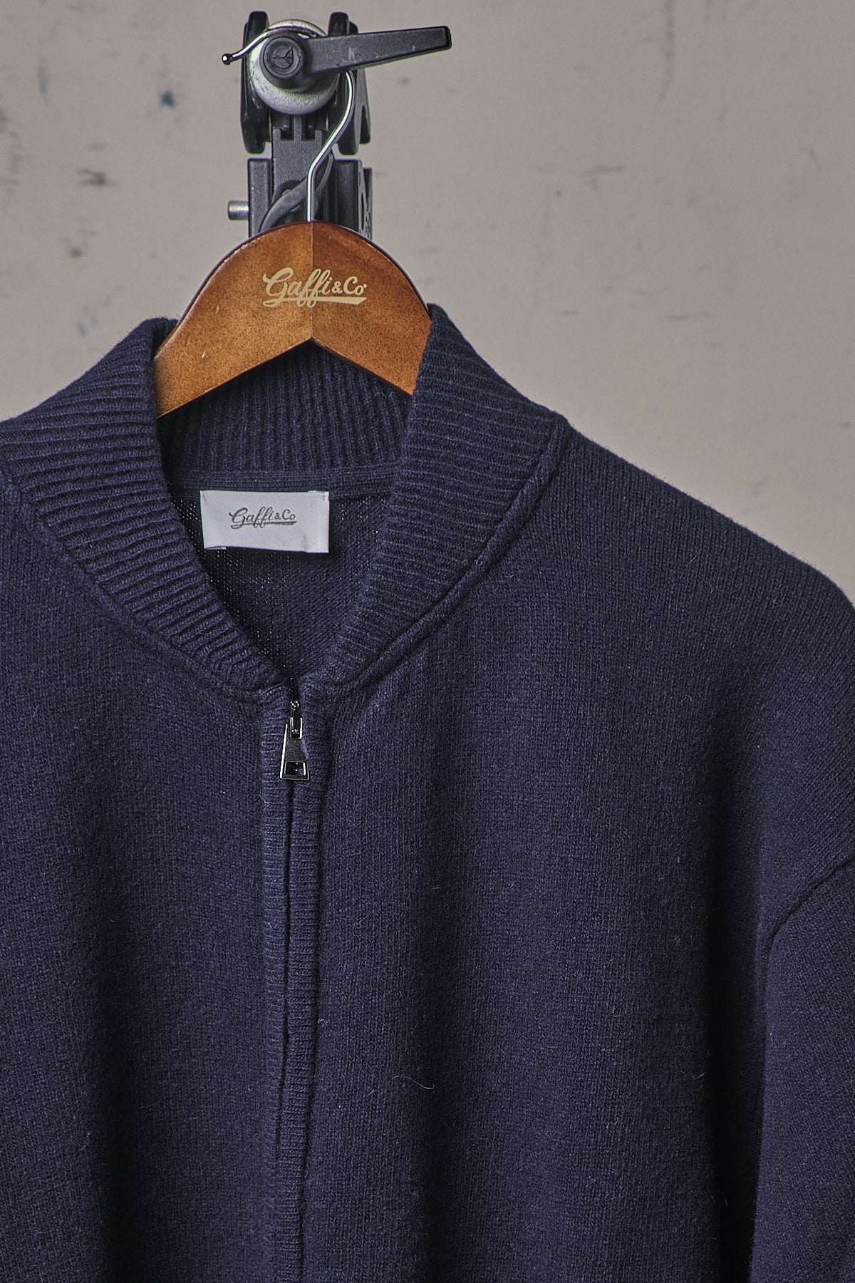 Gaffi & Co. Bomber Zip Relaxed Blu