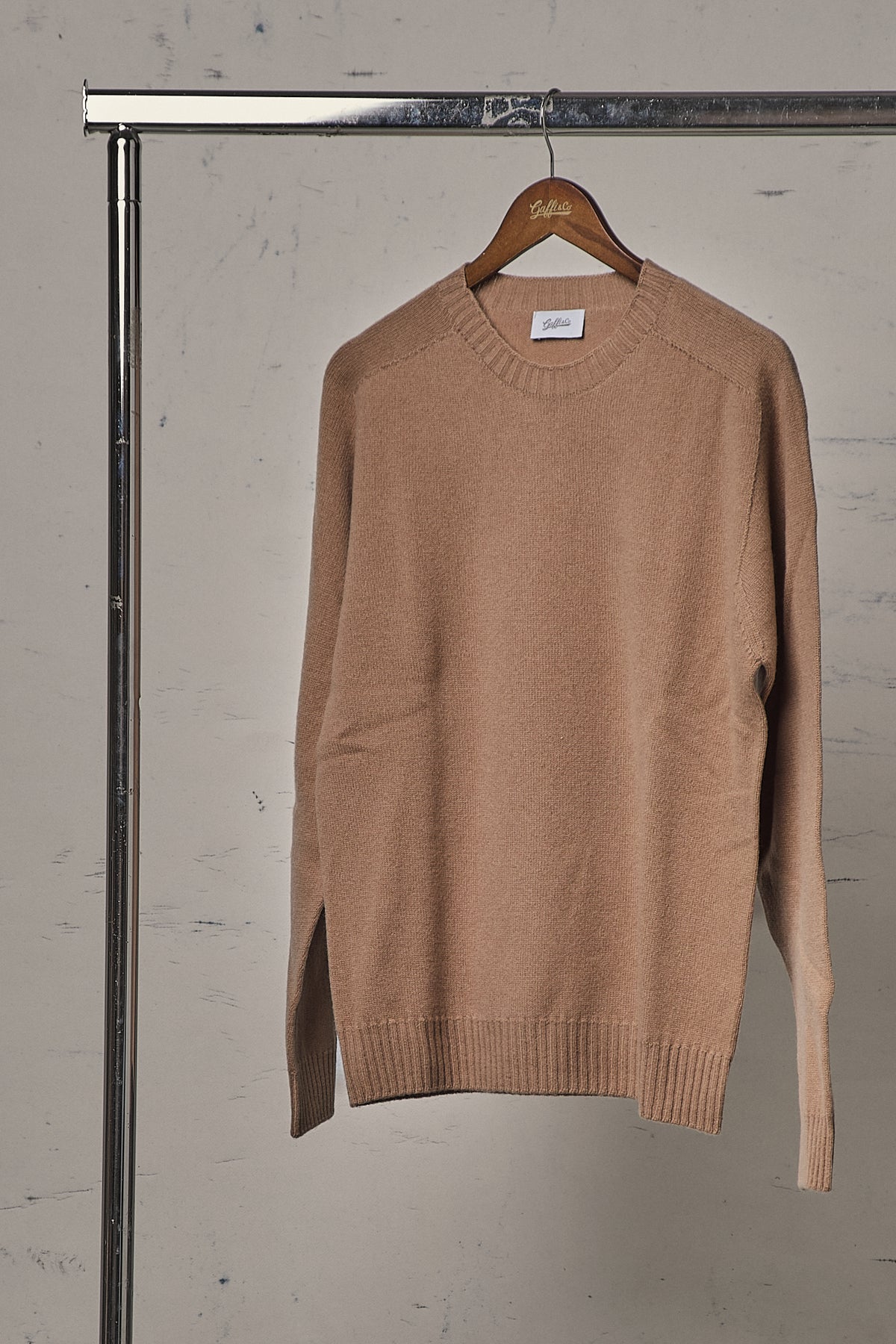 Gaffi & Co. Maglia Girocollo Lana/Cashmere Cammello