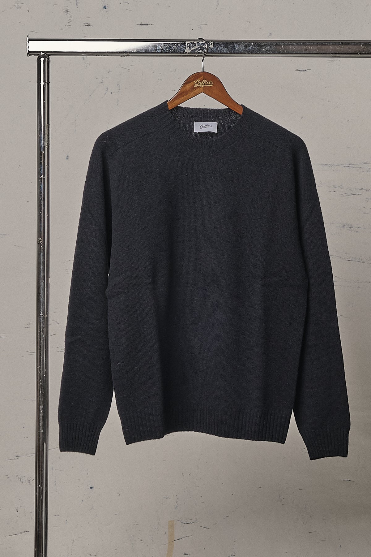 Gaffi & Co. Maglia Girocollo Lana/Cashmere Nero