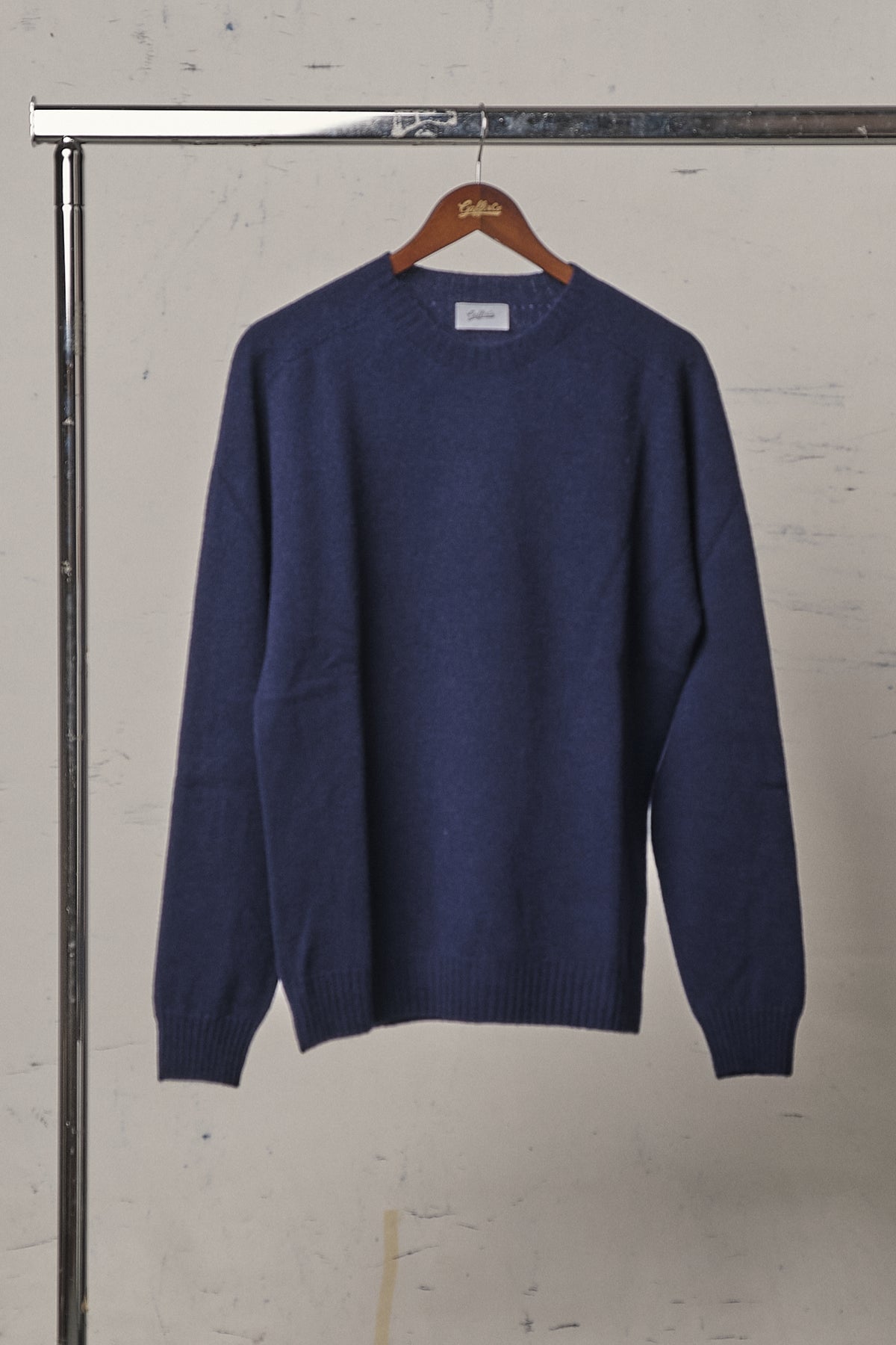 Gaffi & Co. Maglia Girocollo Lana/Cashmere Blu