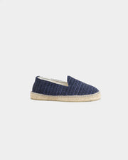Manebì Raffia Stripes Espadrilles Yucatan Navy