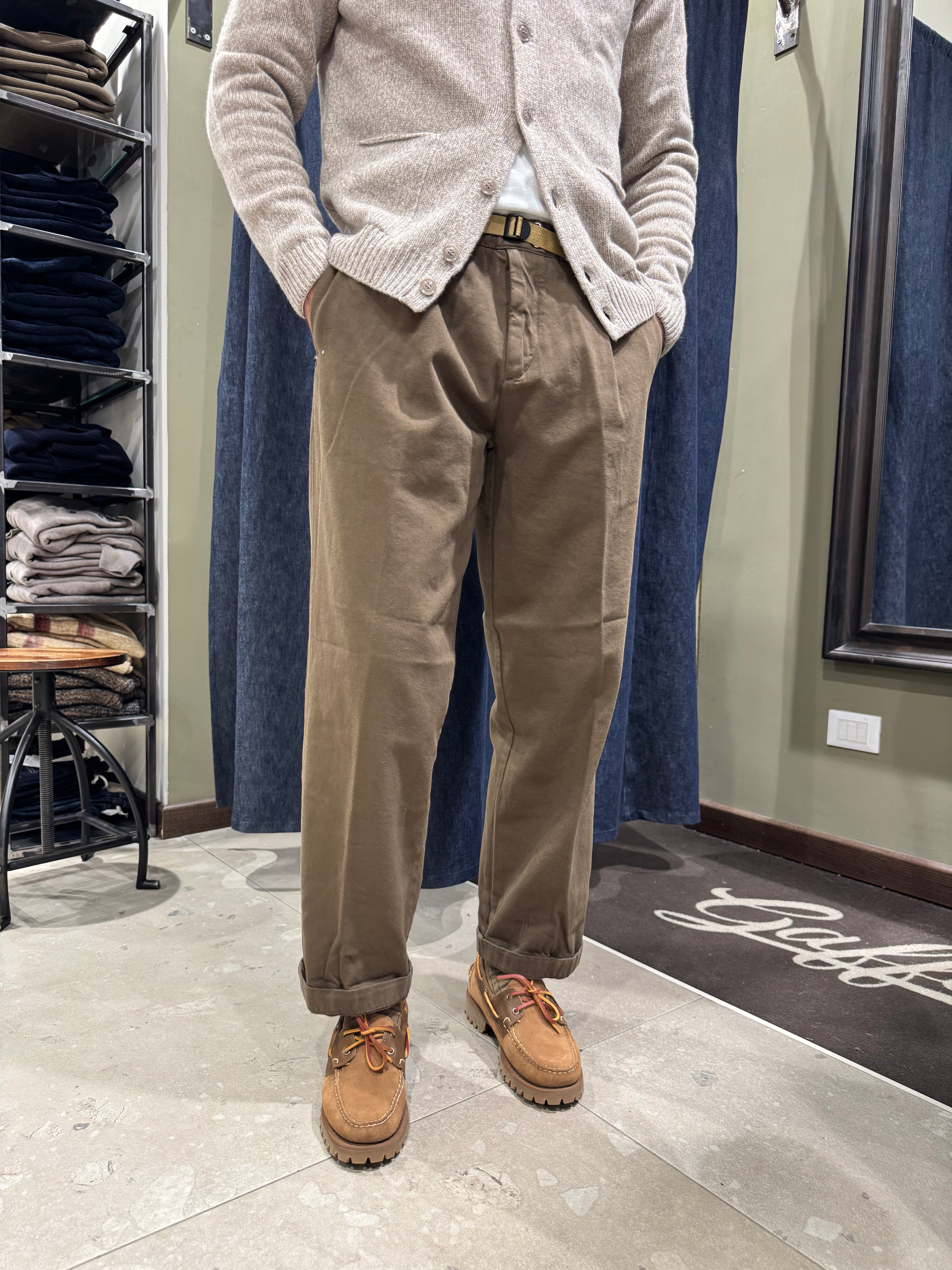 White Sand Pantalone Alex Cioccolato