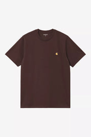 Carhartt WIP Chase T-Shirt Palisander/Gold