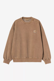 Carhartt WIP Vista Sweatshirt H Brown Garment Dyed