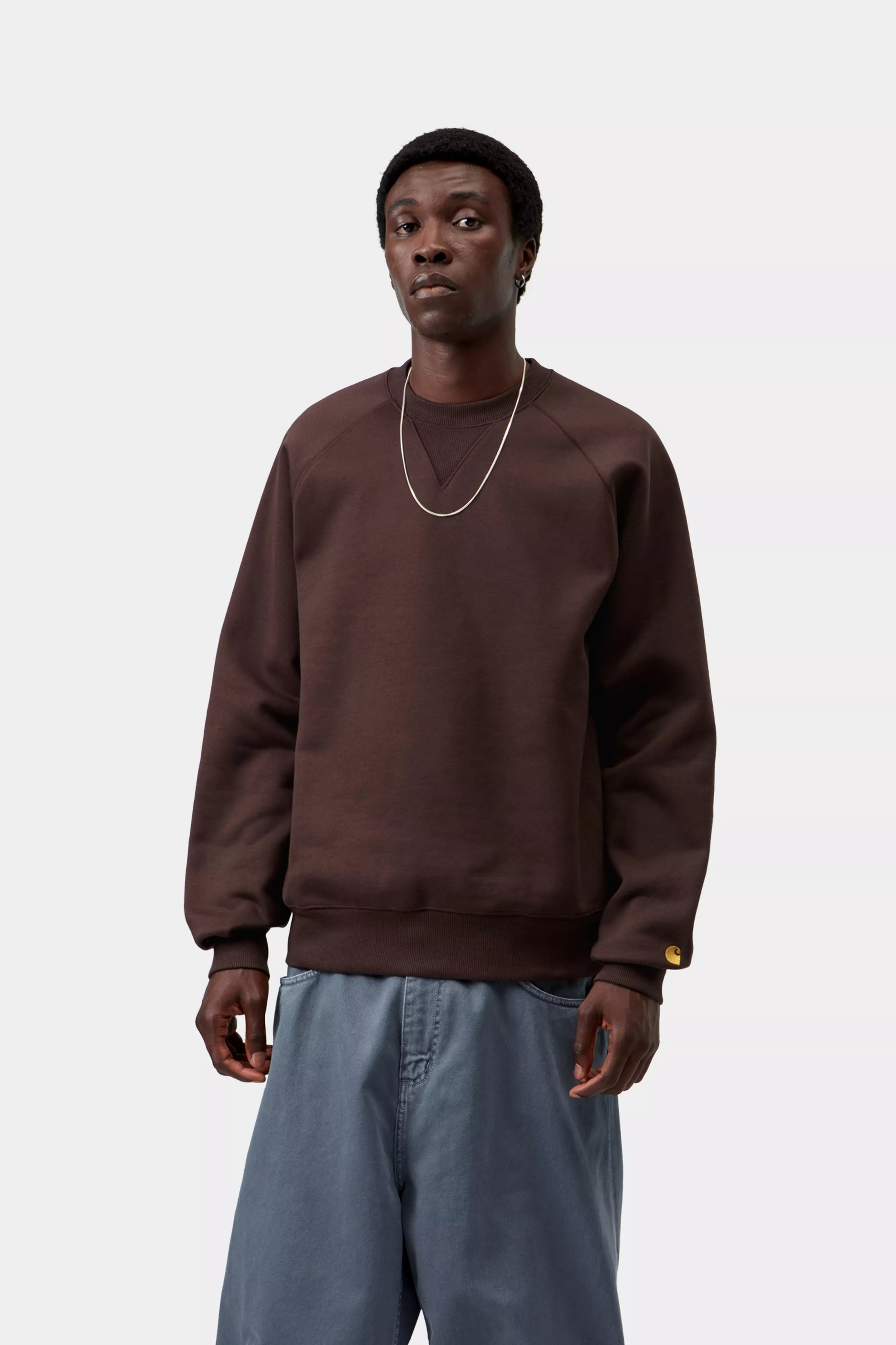 Carhartt WIP Chase Sweatshirt Palisander/Gold