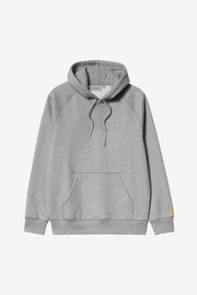 Carhartt WIP Hooded Chase Sweatshirt Grey Heather/Gold