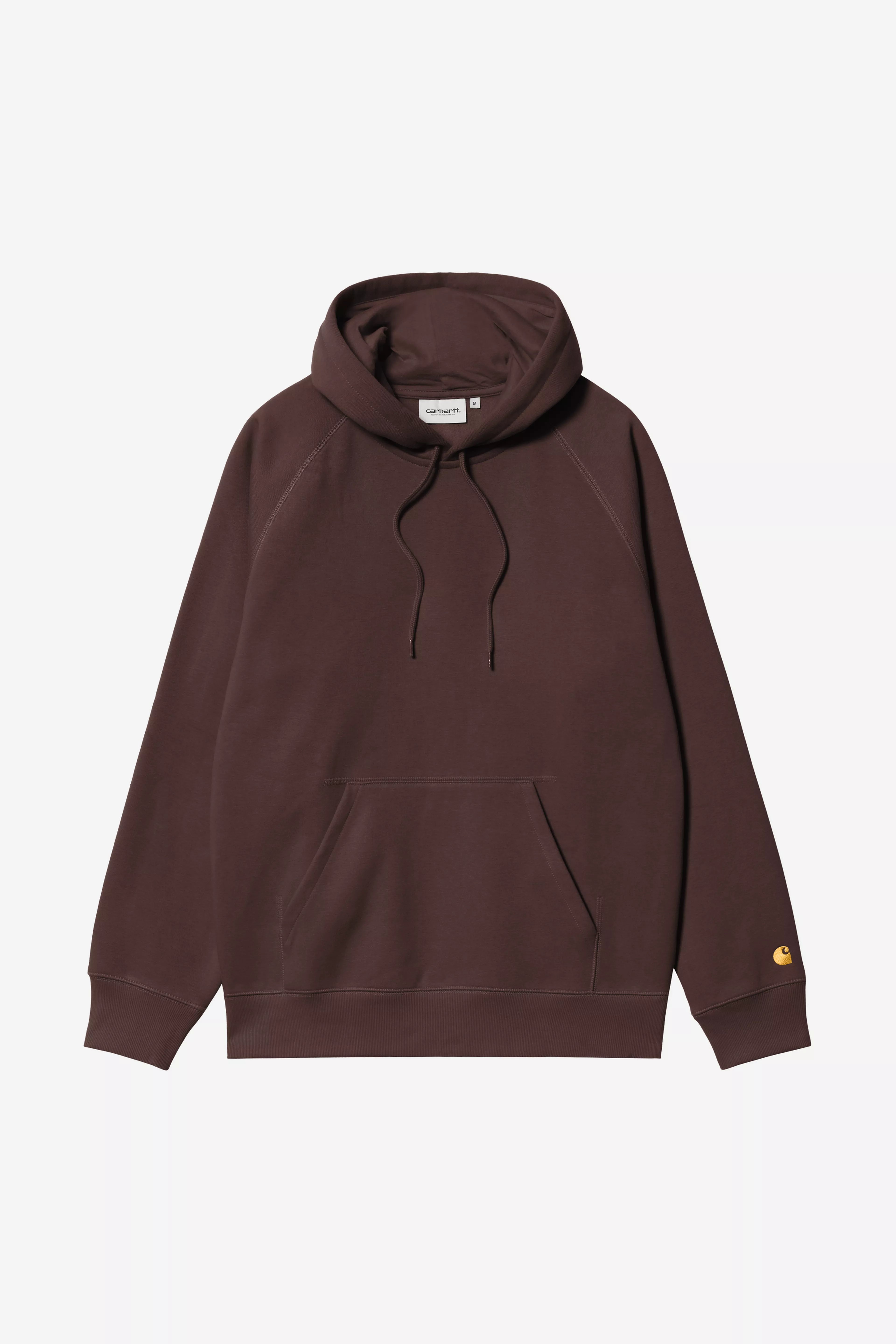Carhartt WIP Hooded Chase Sweatshirt Palisander/Gold