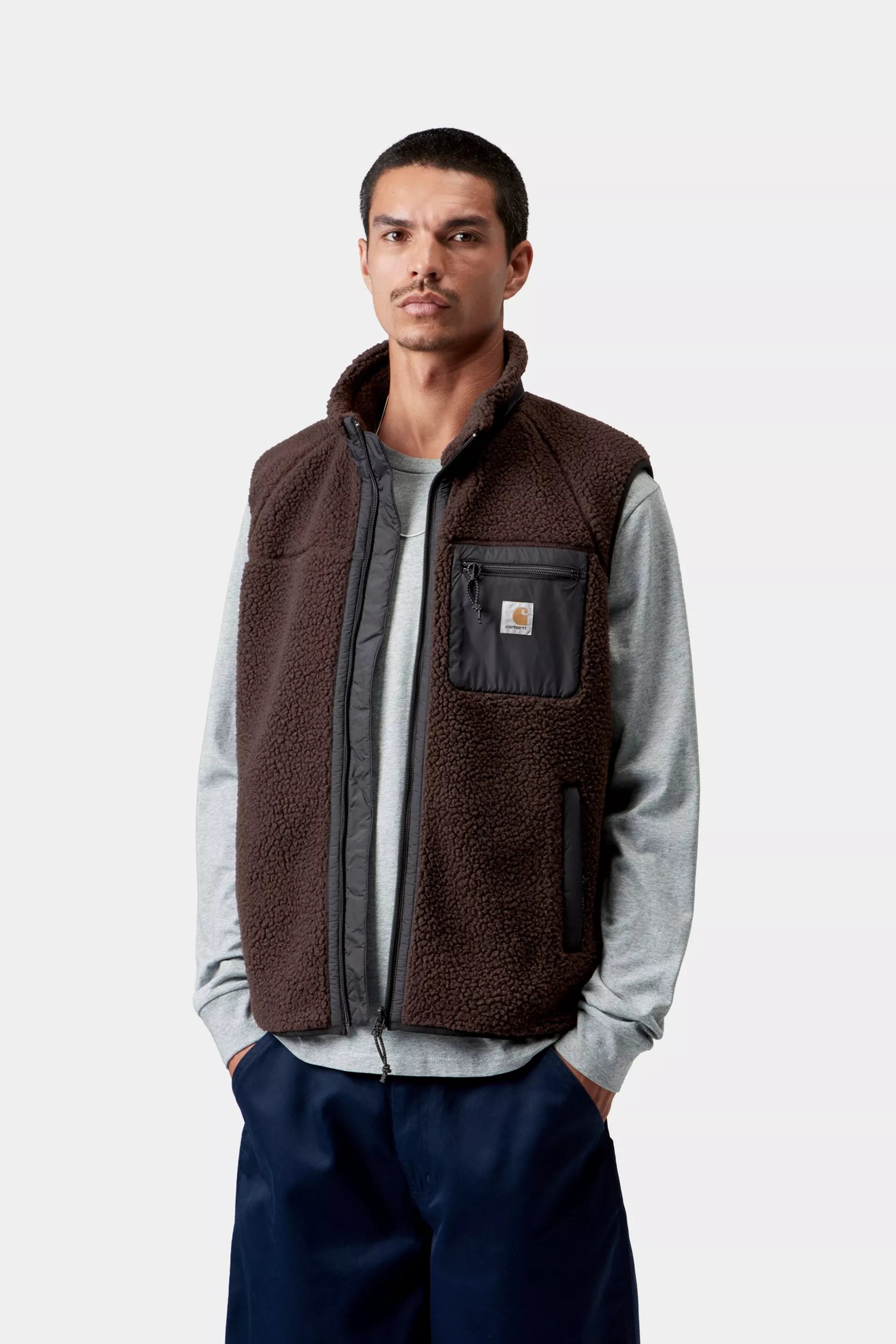 Carhartt WIP Prentis Vest Liner Palisander/Black