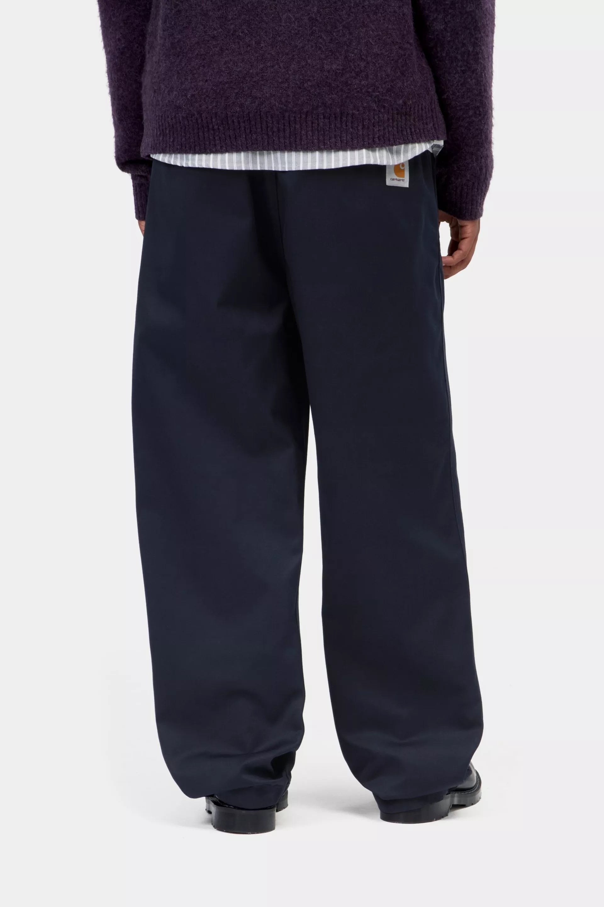 Carhartt WIP Harold Pant Leather Dark Navy Rigid